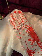 Guantes blancos con efecto