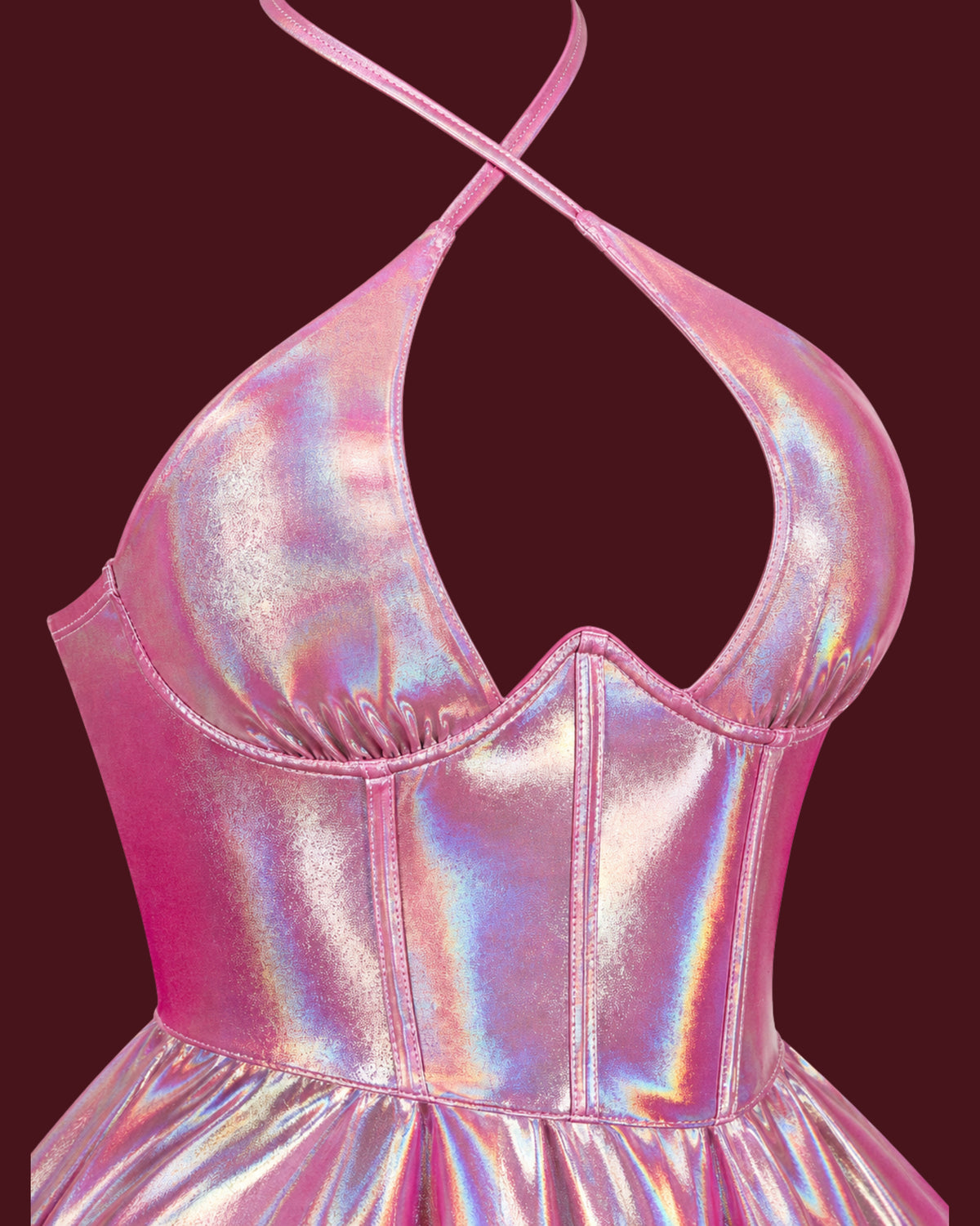Pink Holographic Dress