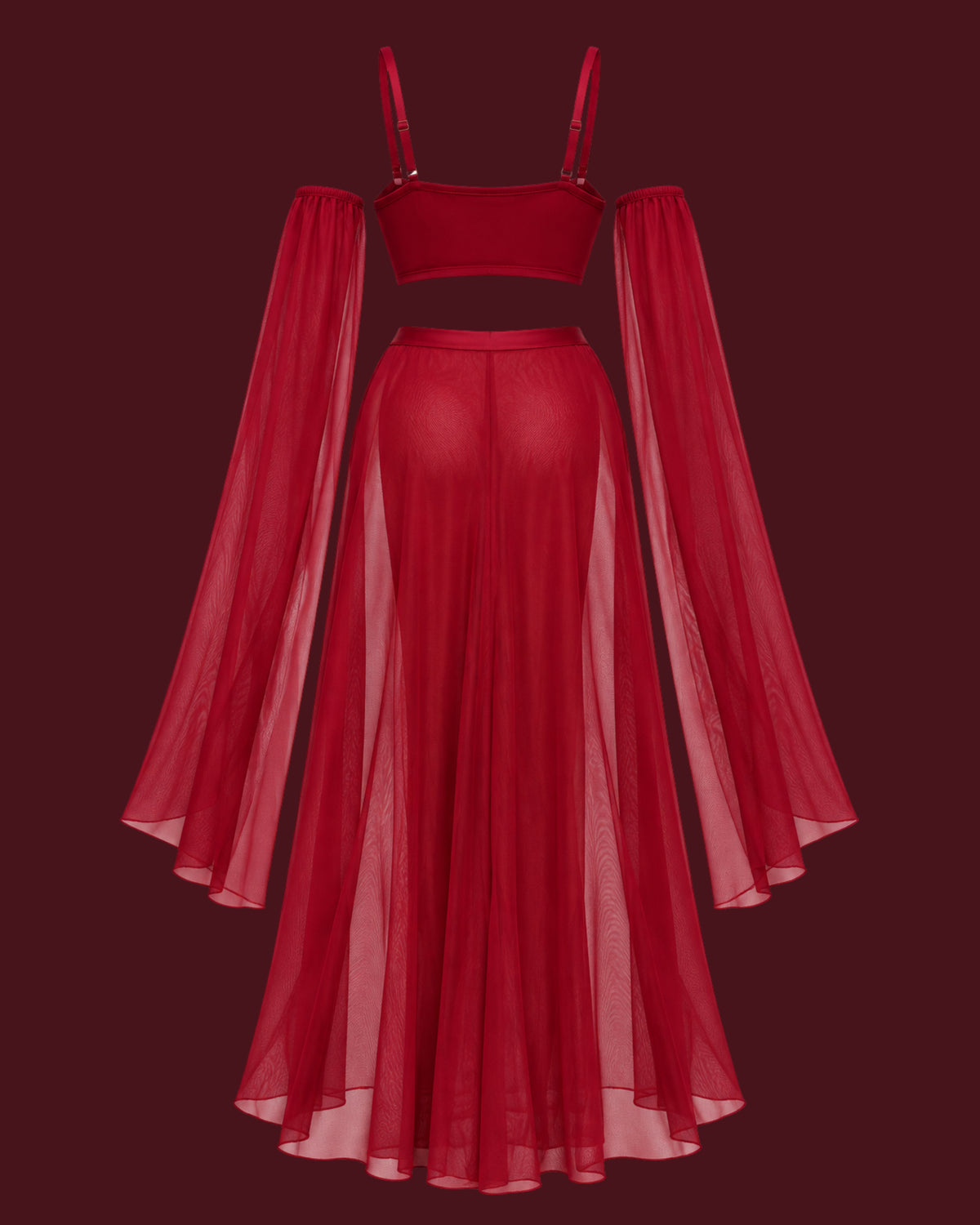 Burgundy Muse Custome