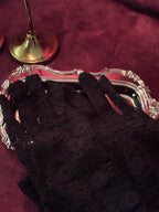 Guantes largos de encaje