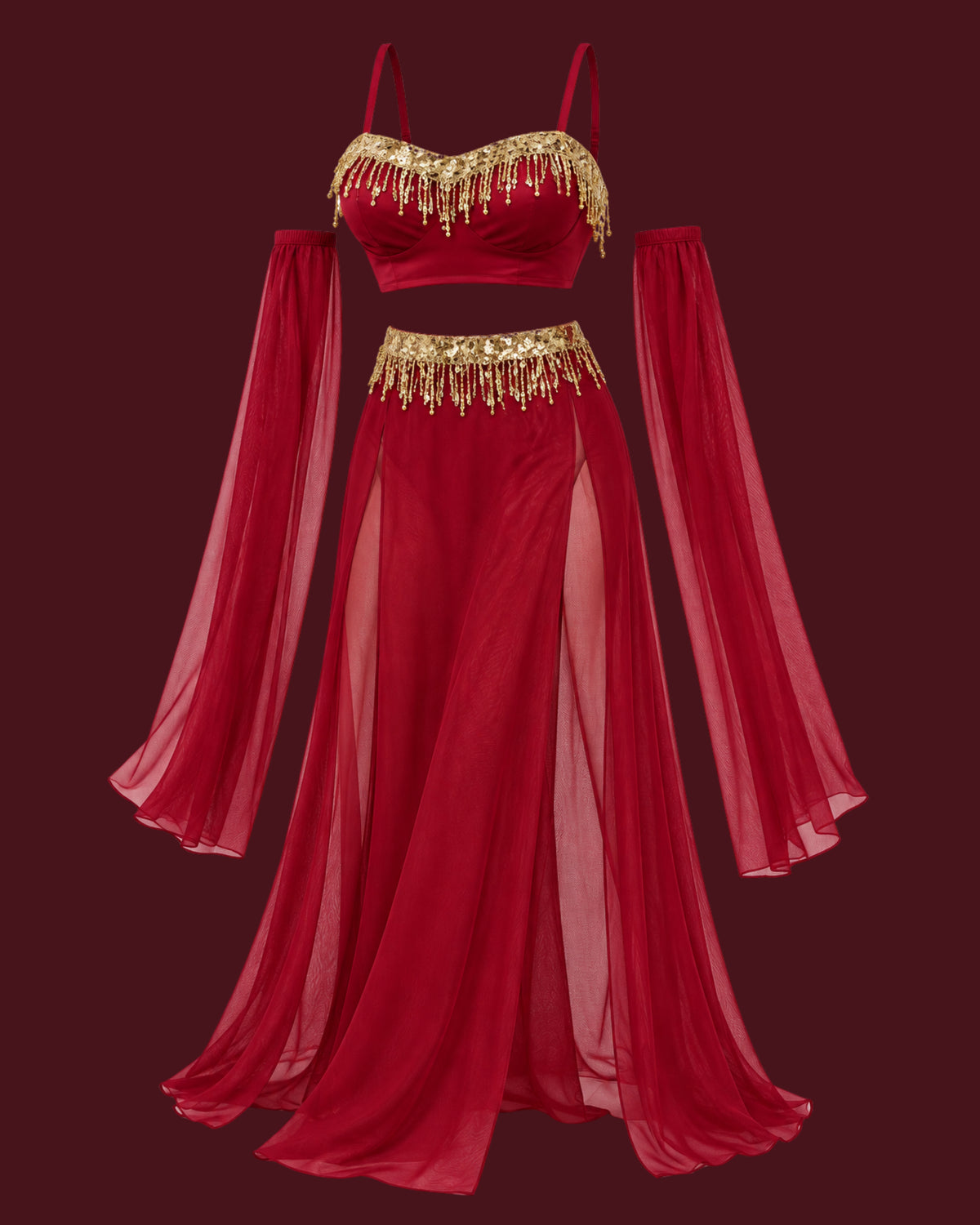 Burgundy Muse Custome
