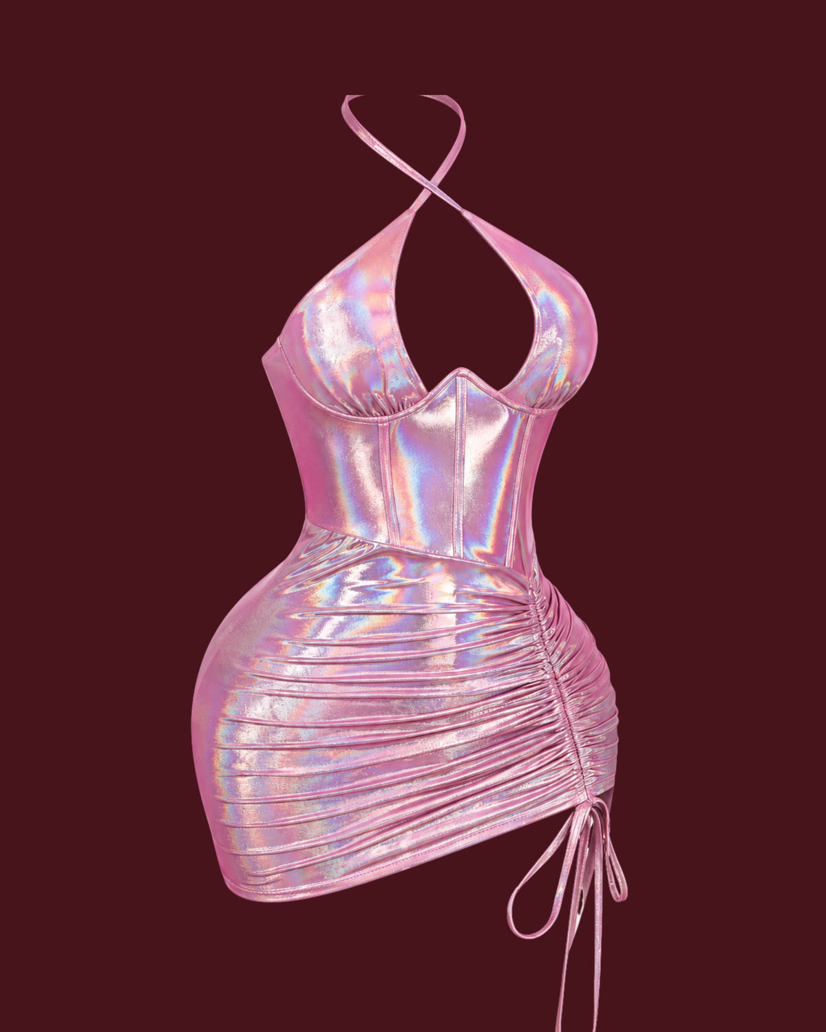 Pink Holographic Dress