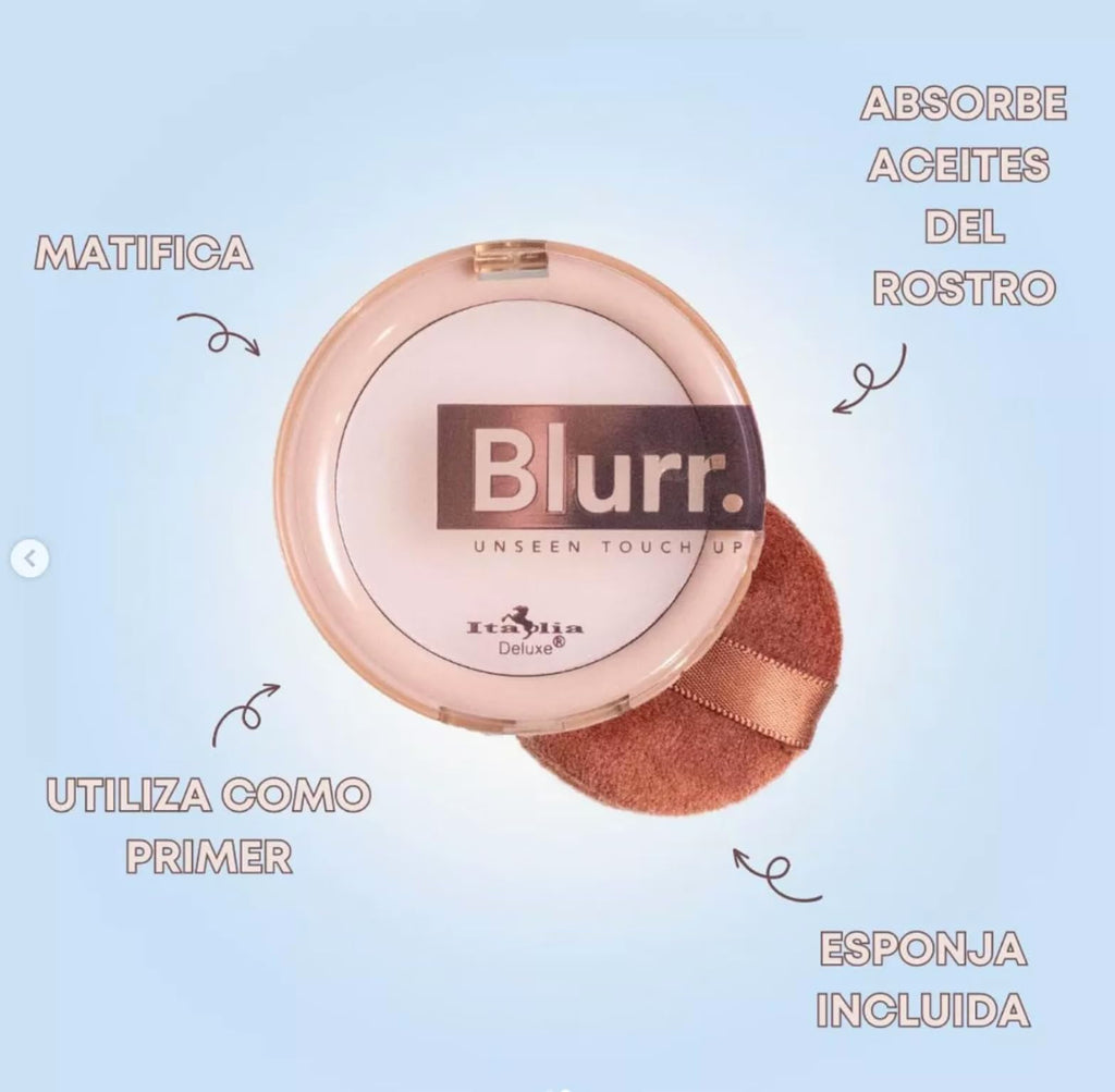 Italia Deluxe Blurr. Unseen Touch Up – Setter & Blotter