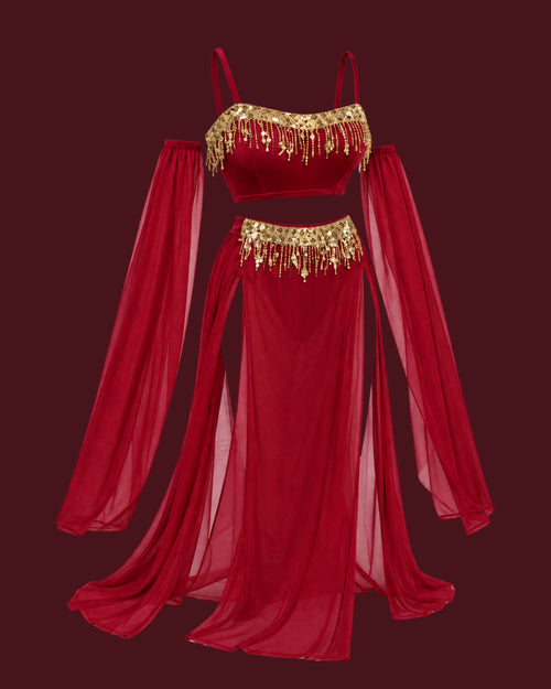 Burgundy Muse Custome